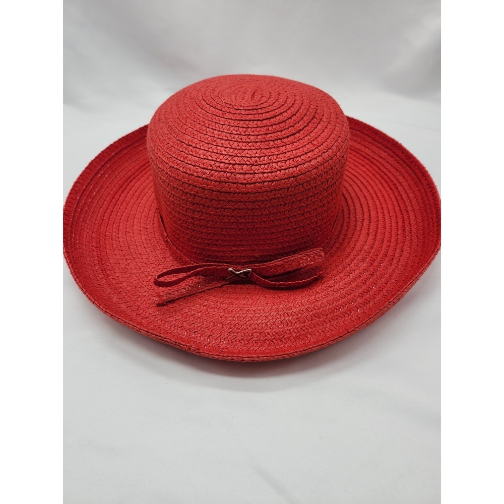 Betmar Classic Red Roll Up Sun Hat